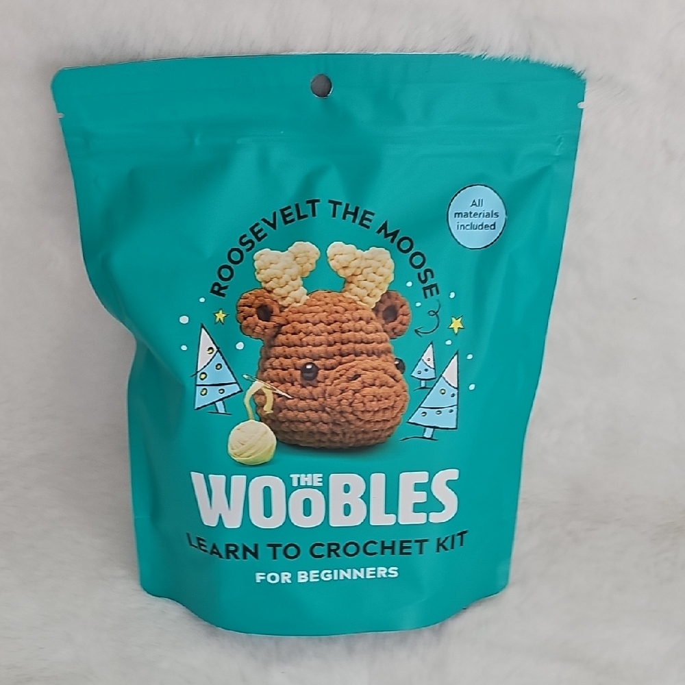 The Woobles Roosevelt The Moose Crochet Kit